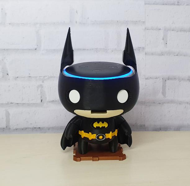 Imagem de Suporte Tema Batman compatível com Alexa Echo Dot 3