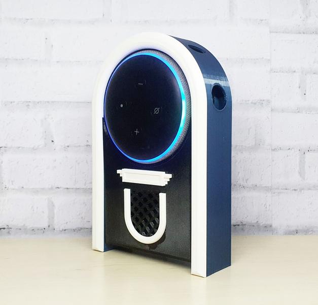 Imagem de Suporte Tema Jukebox Retro compatível com Alexa Echo Dot 3