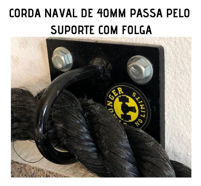 Imagem de Suporte Teto Parede Trx Saco Boxe Argola Suspensão Corda