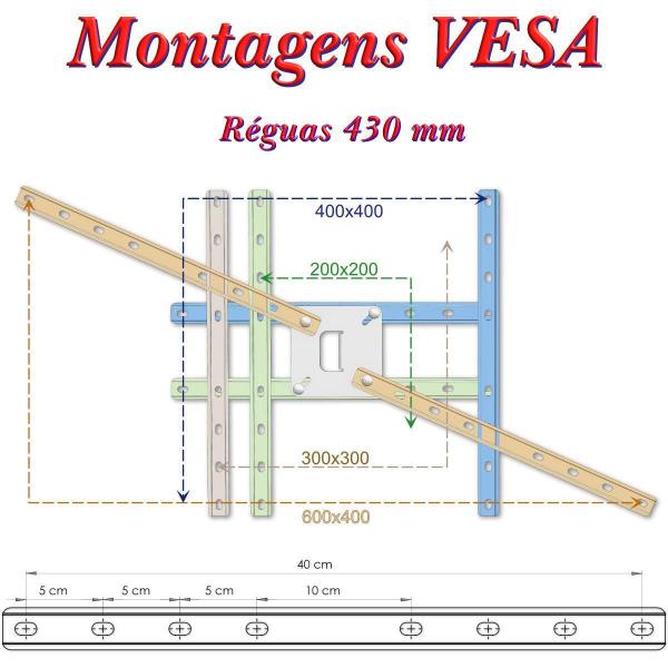 Imagem de Suporte Teto Tv Receptor Vesa 600X400 Preto