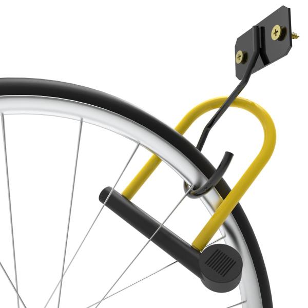 Imagem de Suporte Tipo Gancho Vertical para Pendurar Prender Apoio Bicicleta Bike na Parede - ARTBOX3D