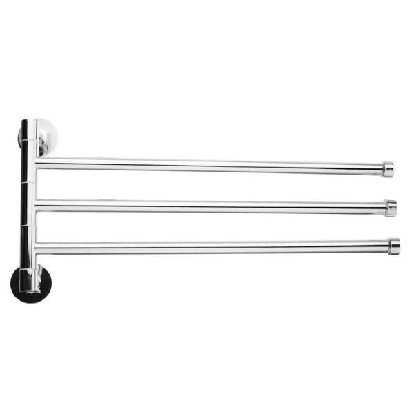 Suporte Toalha 3 Barras Articulado Para Banheiro Ou Lavabo - Casa Palhano Imagem de Suporte Toalha 3 Barras Articulado Para Banheiro Ou Lavabo