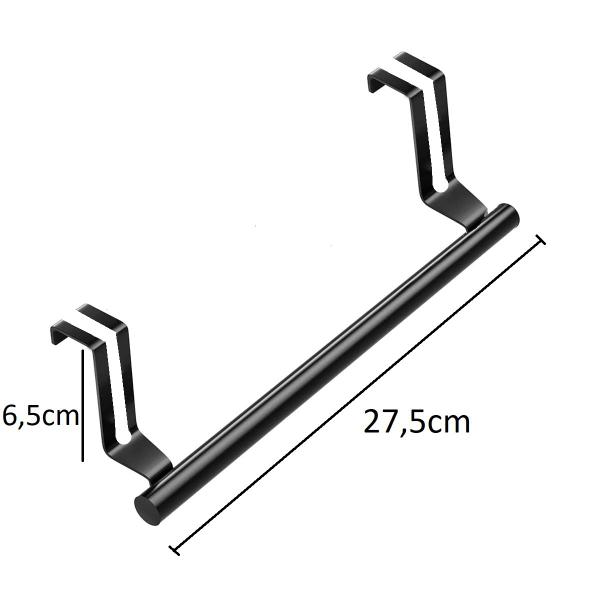 Imagem de Suporte Toalheiro Porta Toalha de Metal p/ Cozinha Banheiro