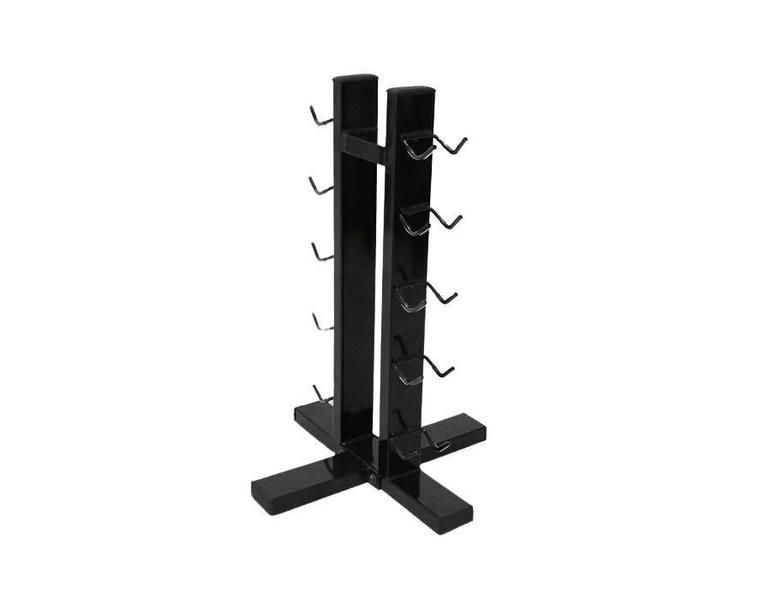 Suporte Torre Chão Estante Expositor 10 Halteres De Peso - Kl Master Fitness Imagem de Suporte Torre Chão Estante Expositor 10 Halteres De Peso