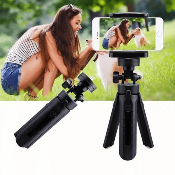 Suporte Tripé P/ Celular Anel de LED Estúdio de Fotografia Tira Selfie Ajustável 28cm - PDE Imagem de Suporte Tripé P/ Celular Anel de LED Estúdio de Fotografia Tira Selfie Ajustável 28cm