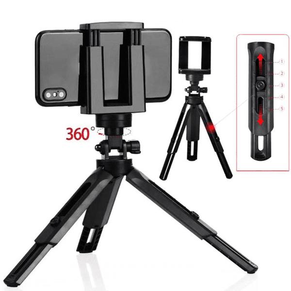 Suporte Tripé P/ Celular Anel de LED Estúdio de Fotografia Tira Selfie Ajustável 28cm - PDE Imagem de Suporte Tripé P/ Celular Anel de LED Estúdio de Fotografia Tira Selfie Ajustável 28cm