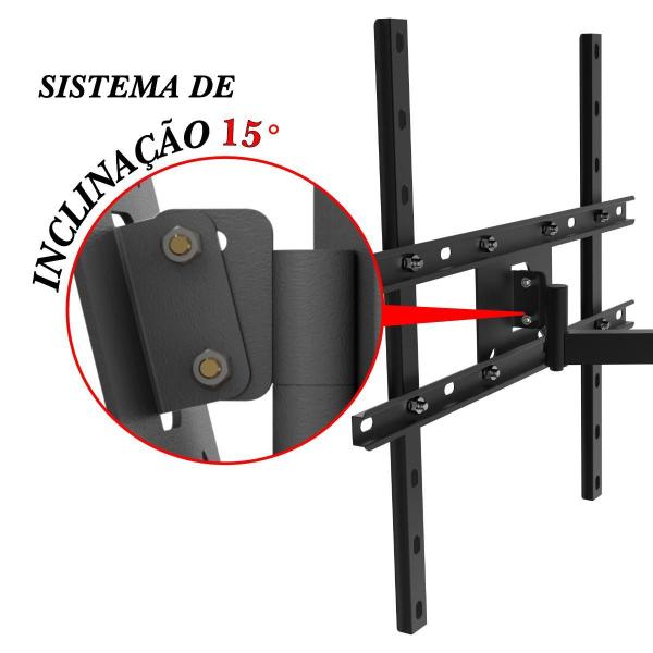 Imagem de Suporte Tv 10 A 65 Vesa 600X400 4 Movimentos - Preto