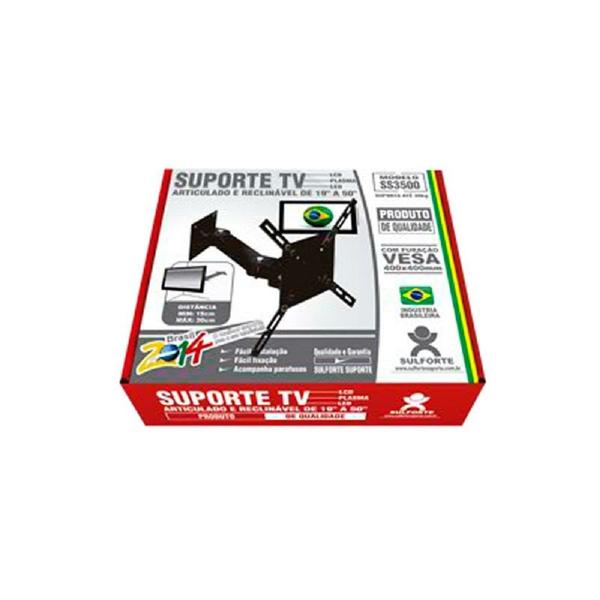 Imagem de Suporte tv 19" a 50" ss3500 Sulforte Ferragens Paulista