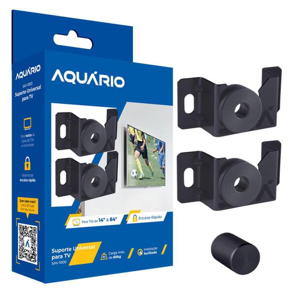 Suporte TV Fixo Universal 24 28 32 39 40 42 43 49 50 55 60 65 75 80 Polegadas - Aquário Suporte TV Fixo Universal 24 28 32 39 40 42 43 49 50 55 60 65 75 80 Polegadas - Aquário