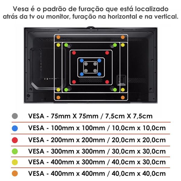 Imagem de Suporte tv lcd/led/plasma 42" a 105" fixo - sm-spf 42-105 - sumay