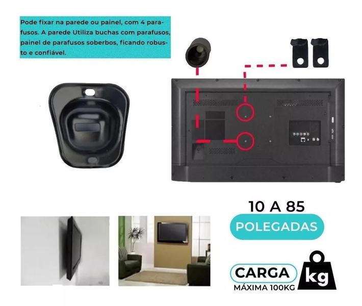 Imagem de Suporte TV TCL Fixo 15 32 43 50 53 55 60 63 65 100 Polegadas