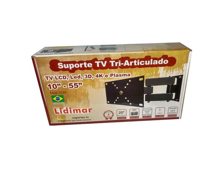 Imagem de Suporte Tv Tri Articulado 10 À 55 Lidimar