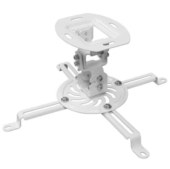 Imagem de Suporte Universal de Teto para Projetor com Rotação 360 ELG PRO100W Max.13,5Kg Branco