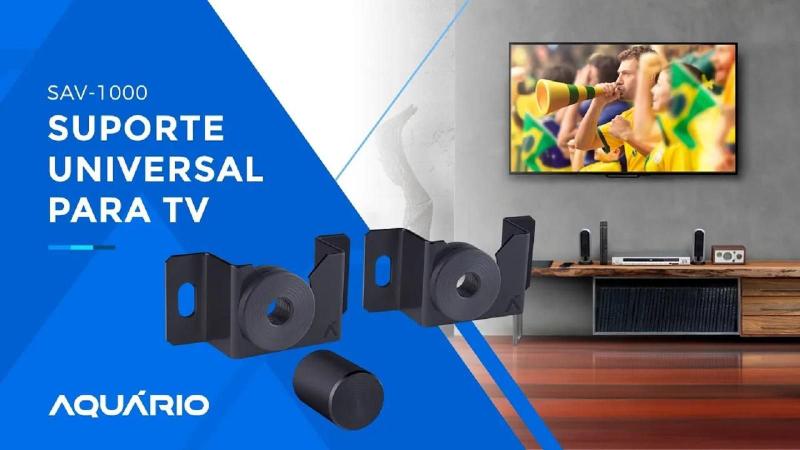 Imagem de Suporte Universal Fixo Parede Para Tv 13 À 70 Polegadas