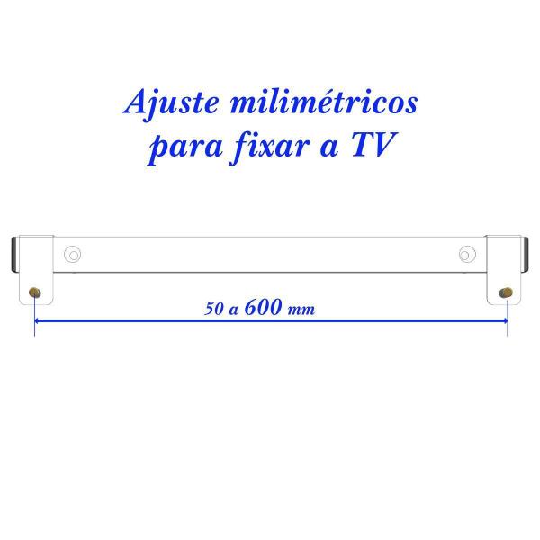 Imagem de Suporte Universal Fixo Regua Tv 56 Vesa Até 400 Branco