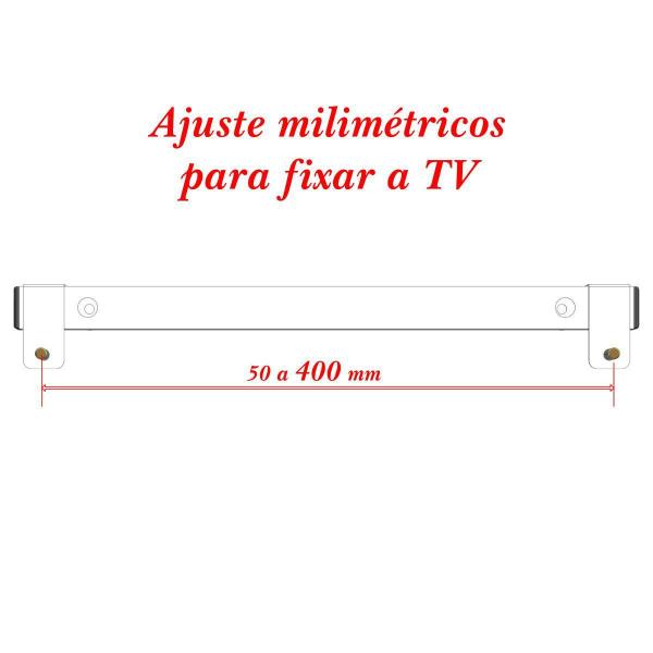 Imagem de Suporte Universal Fixo Regua Tv 56 Vesa Até 400 Preto