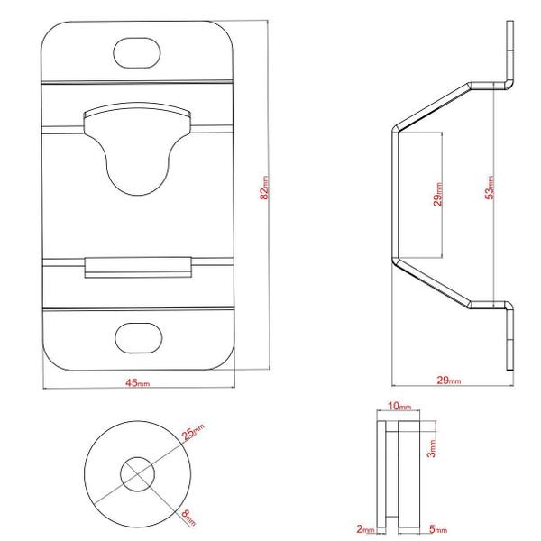 Imagem de Suporte Universal Fixo Tv 10A65 Todos Vesa Roldana-Branco