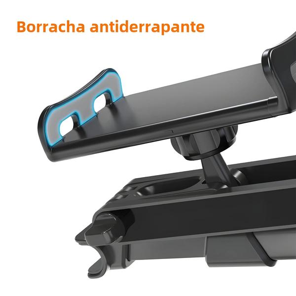 Imagem de Suporte Universal para Encosto de Cabeça de Carro - iPad Air 4/11" com Rotação 360°