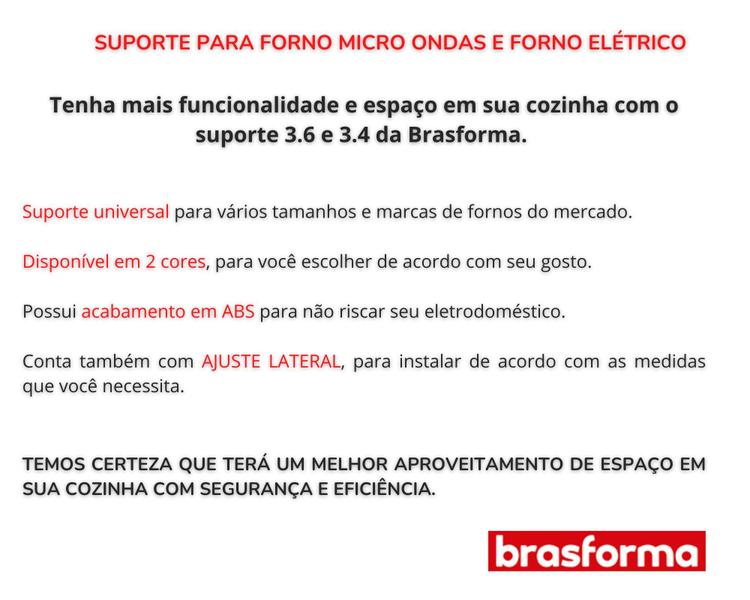 Imagem de Suporte universal para micro ondas e forno elétrico