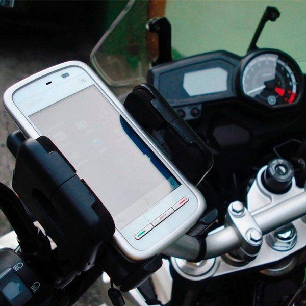 Imagem de Suporte Universal para Moto e Bike Serve Celular e GPS Lelong LE-024