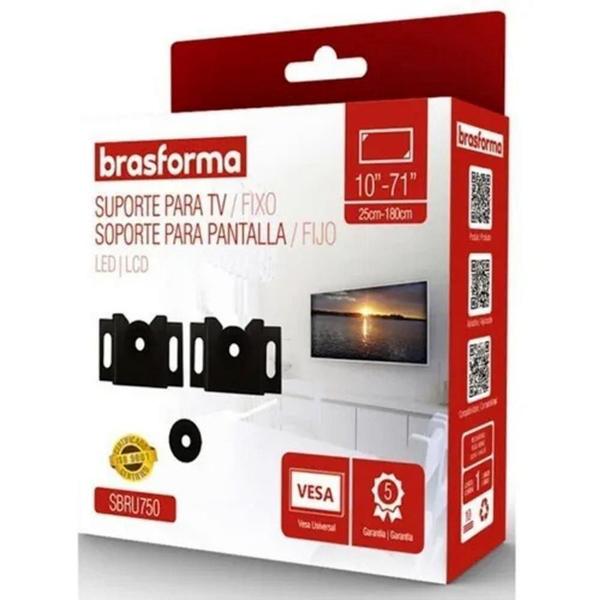 Imagem de Suporte universal para tv fixo 10" - 71" - BRASFORMA