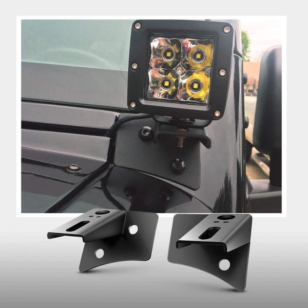 Imagem de Suportes de montagem Nilight 90026B para Jeep Wrangler JK