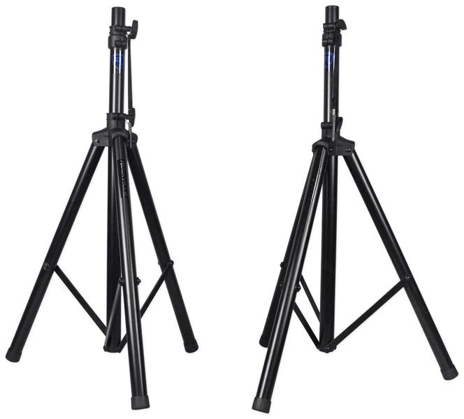 Imagem de Suportes para alto-falantes Tripod DJ PA Rockville RVES1 com bolsa de transporte