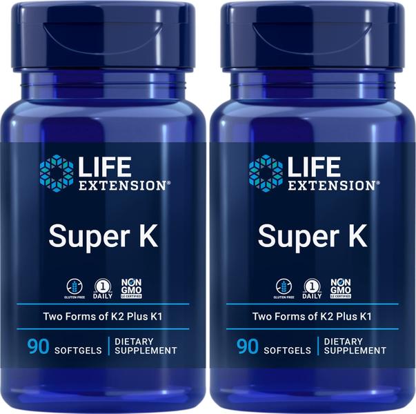 Imagem de Supplement Life Extension Super K 90 cápsulas gelatinosas (pacote com 2)