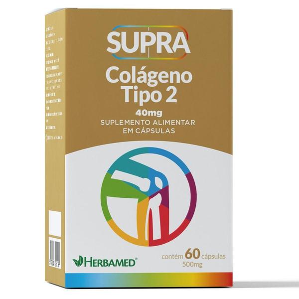 Imagem de Supra Colágeno Tipo II - 60 Cápsulas - Herbamed