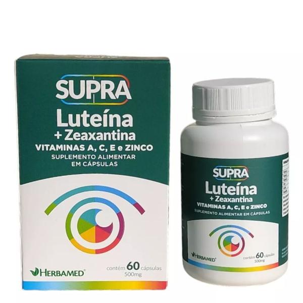 Imagem de Supra Luteína + Zeaxantina Vit A, C, E E Zinco 60 Capsulas