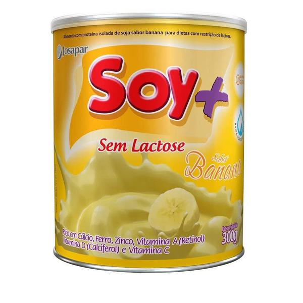 Imagem de Suprasoy Soy + Banana Sem Lactose 12x300G - Supra Soy