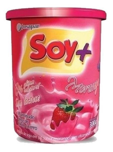 Imagem de SUPRASOY SOY + MORANGO SEM LACTOSE  3x300G - SUPRA SOY