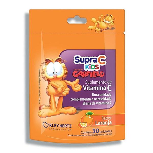 Imagem de Supravit c kids sabor laranja com 30 unidades