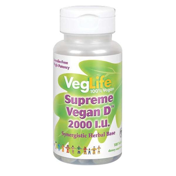 Imagem de Supreme Vegan D 100 Tabs da VegLife (pacote com 6)