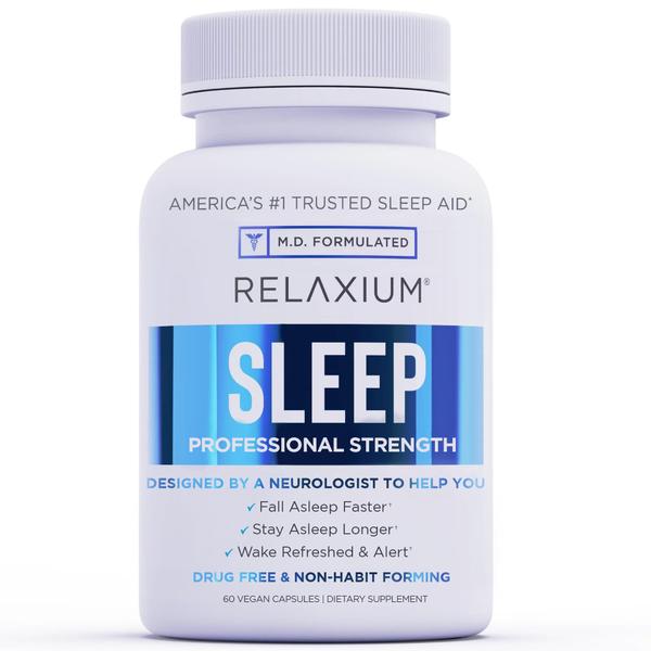 Imagem de Suprimento de 30 dias do Sleep Aid Relaxium que não cria háb