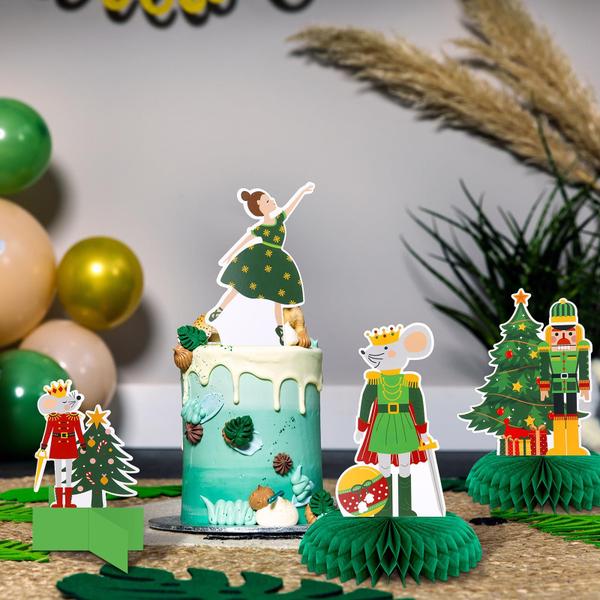 Imagem de Suprimentos de festa Open Christmas Nutcracker Honeycomb x12