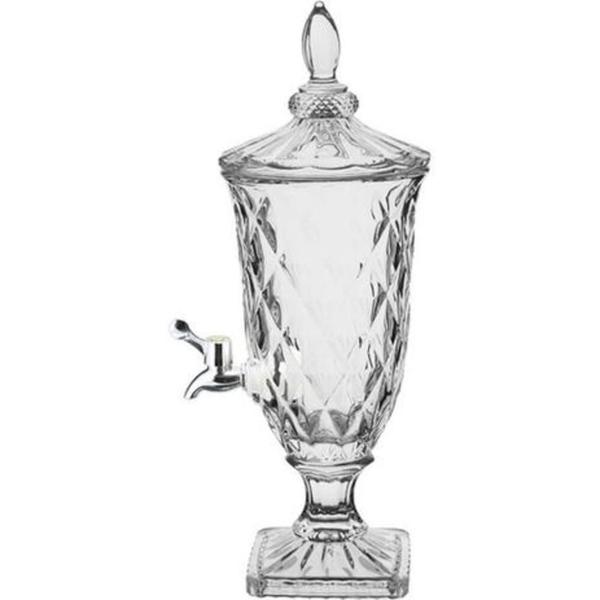 Suqueira cristal 3 litros dispenser de vidro bebidas grande agua casamento festa - Yeet Imagem de Suqueira cristal 3 litros dispenser de vidro bebidas grande agua casamento festa