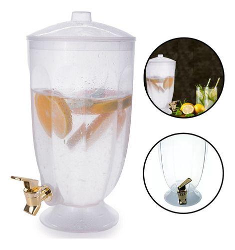 Suqueira De Plástico 3,8l Torneira Retrô Água Saborizada - plásutil Imagem de Suqueira De Plástico 3,8l Torneira Retrô Água Saborizada