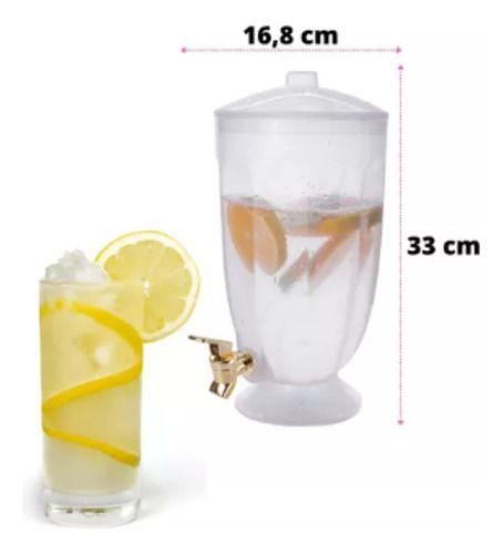 Suqueira De Plástico 3,8l Torneira Retrô Água Saborizada - plásutil Imagem de Suqueira De Plástico 3,8l Torneira Retrô Água Saborizada