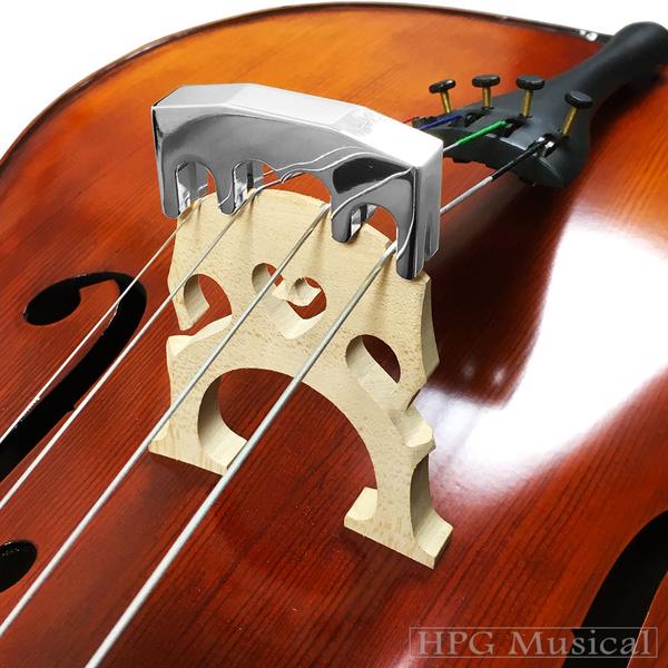 Imagem de Surdina Violoncelo Paganini Metal 4 Pontas