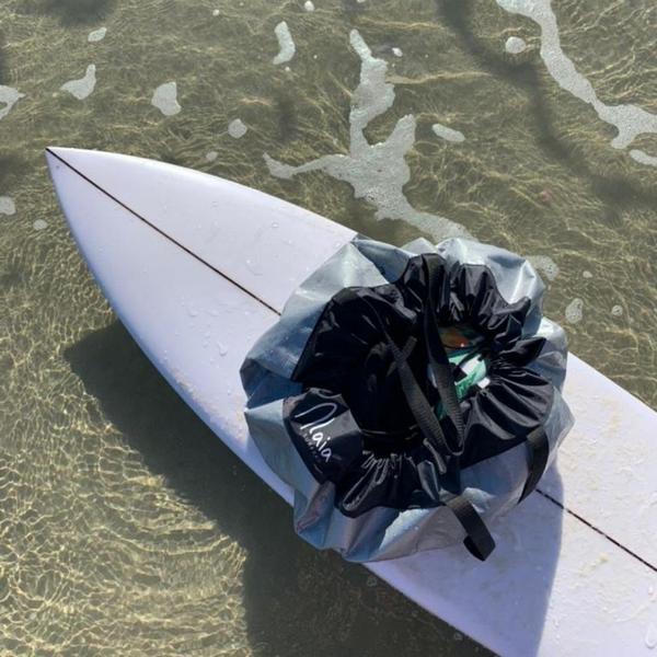 Imagem de SurfBag Preta Lona Prata