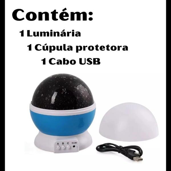 Imagem de Surpreenda-se com a Luminária Projetor Estrela 360º Galaxy Abajur Star Master!