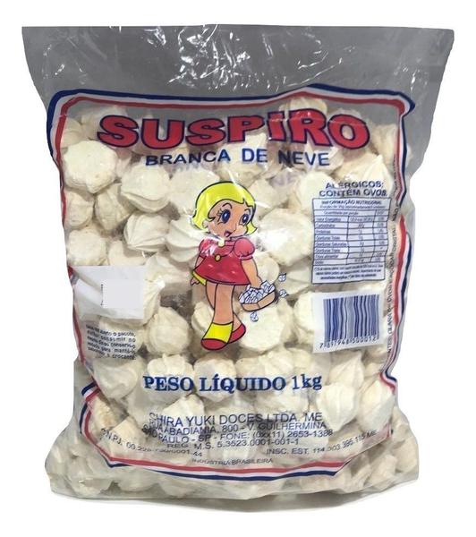Suspiro 1kg - Branca De Neve Imagem de Suspiro 1kg - Branca De Neve