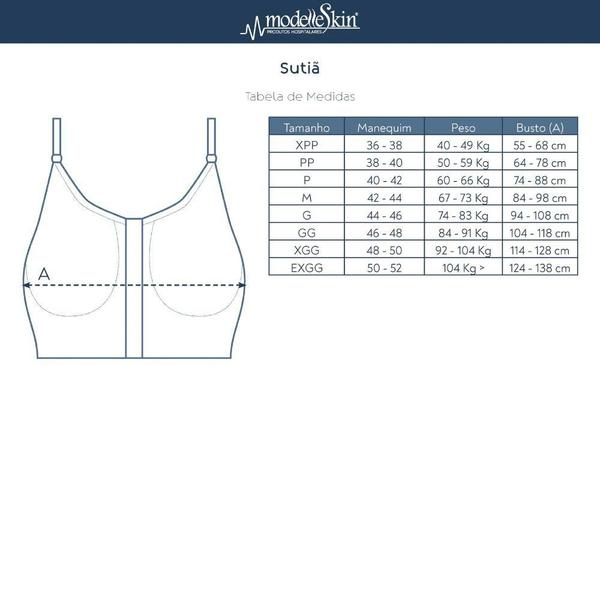 Imagem de Sutiã Cirúrgico Prótese de Silicone Emana 84015A Modelleskin