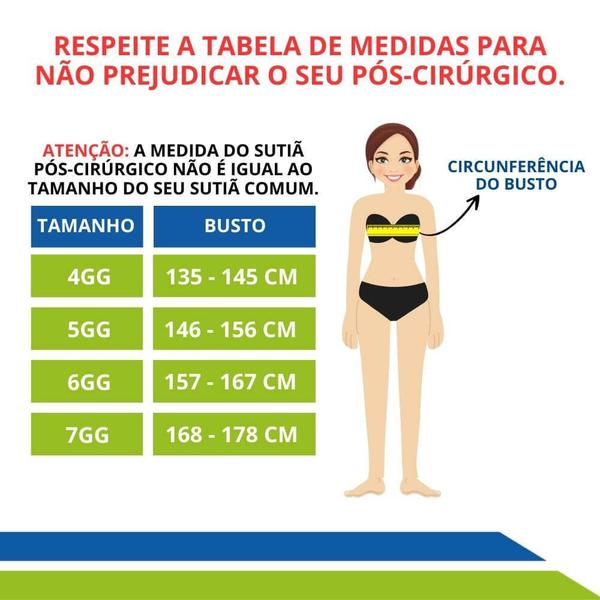 Imagem de Sutiã Plus Size Pós-Cirúrgico Mamoplastia com Abertura Frontal e Alças Reguláveis 60104 - New Form