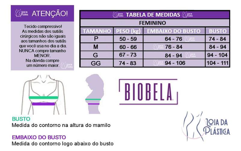 Imagem de Sutiã Pós-cirúrgico Sem Costura Alça Regata Biobela