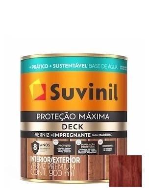 Imagem de Suvinil Verniz Protecao Maxima Deck Acetinado Base Agua Imbu 900ml