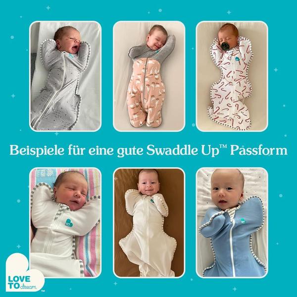 Imagem de Swaddle auto-calmante para recém-nascidos, cinza, ajuste confortável