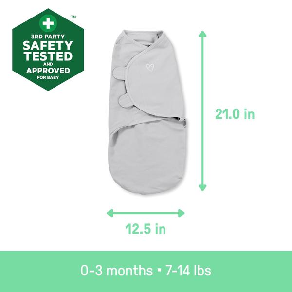 Imagem de Swaddle Fácil de Mudança Tamanho Pequeno/Médio, 0-3 meses, 3-Pack (Abelhas)