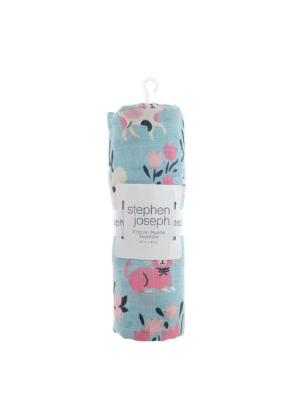 Imagem de Swaddle fralda de muslin stephen joseph bupbaby 